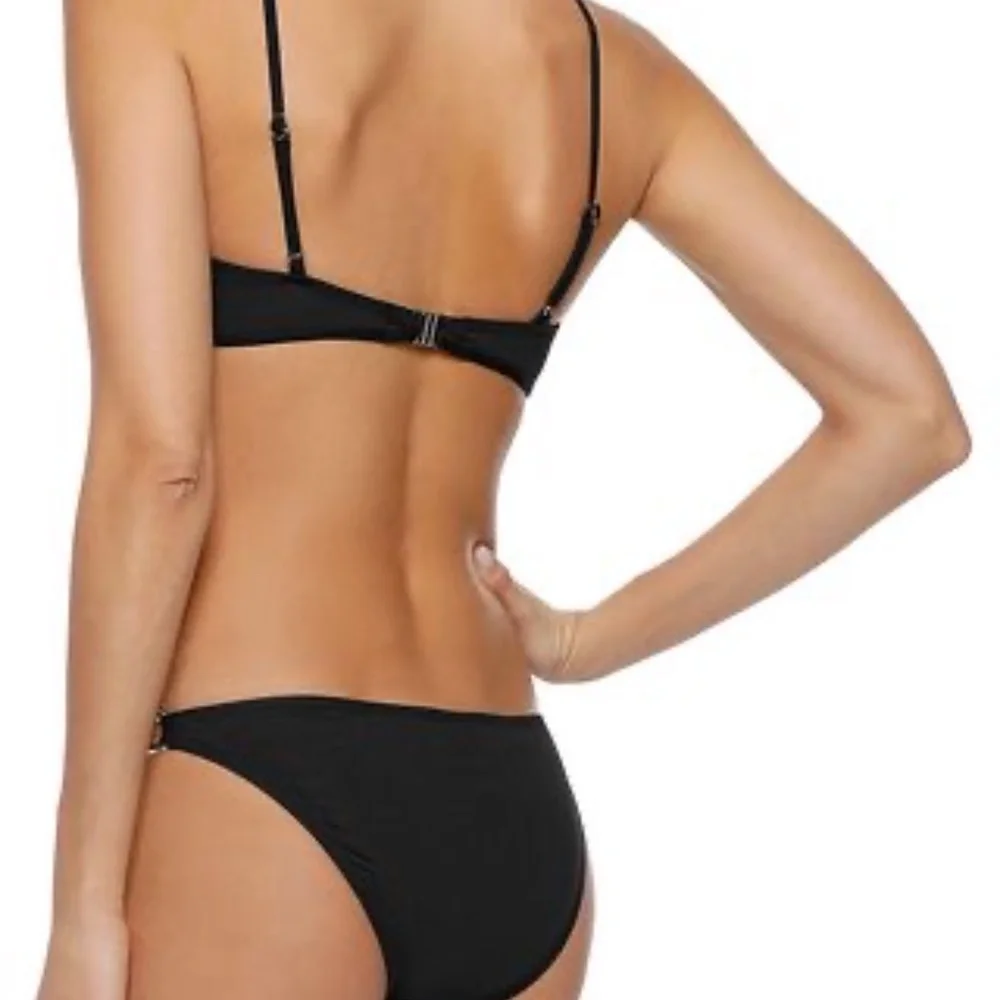 Melissa Odabash NWT black bikini Top 10 bottom 8